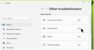 Audio Problems Windows 11