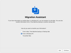  Migration Assistant Windows to Mac