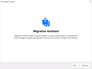  Migration Assistant Windows to Mac