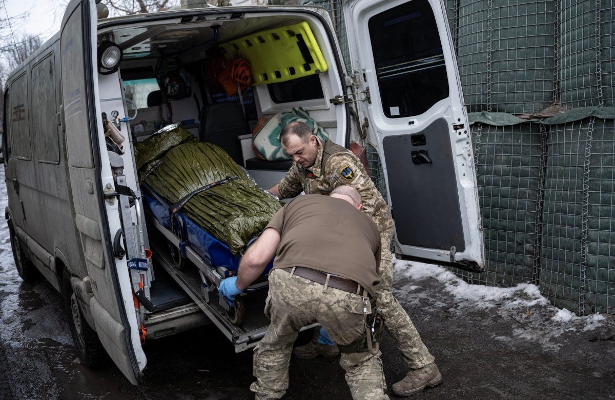 Ukraine medics front line