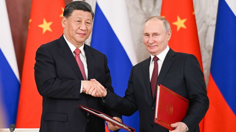 Putin as leaders meet in Beijing