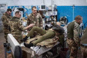 Ukraine medics front line