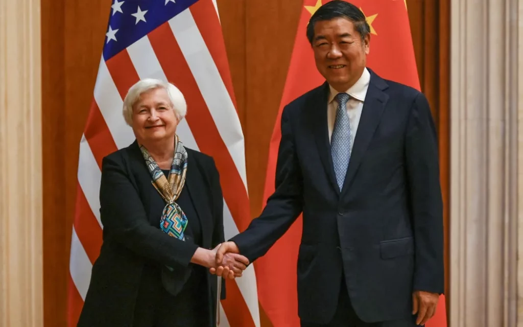 Yellen, China's vice-premier