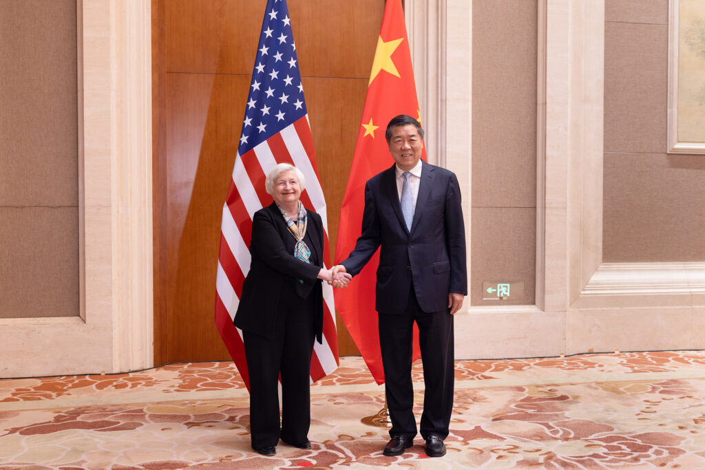Yellen, China's vice-premier