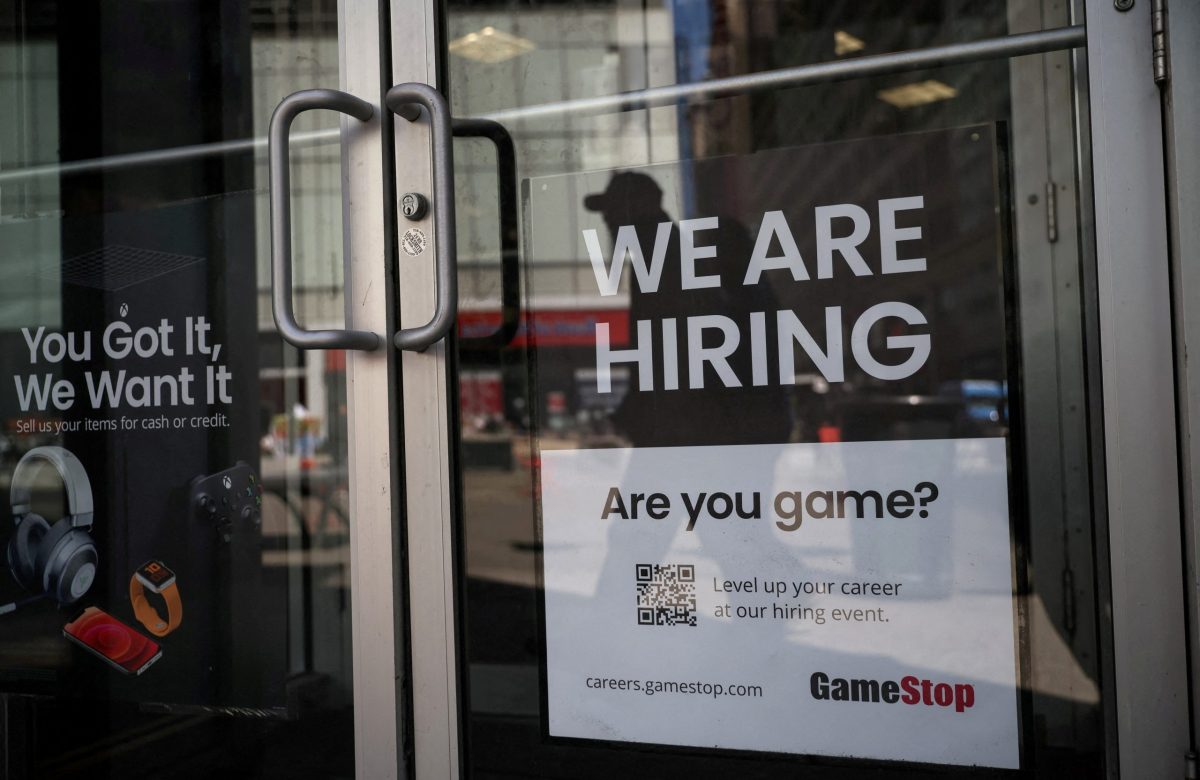 US jobless claims investor sentiment